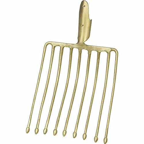 Idealspaten 67650000 Pomme de terre fourche avec 9 dents, Or, 36 x 30 cm
