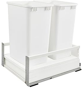 Rev-A-Shelf Tandem Pullout Waste Container w/Soft-Close and SERVO-Drive System