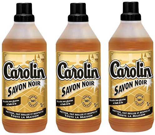 Carolin Savon Noir 1l - Lot de 3