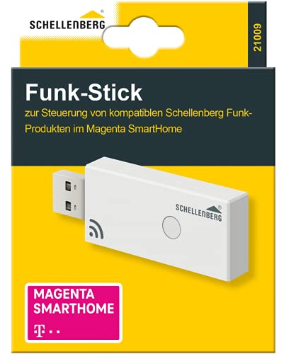 Schellenberg 21009 Magenta SmartHome Funk-Stick zur Steuerung von Schellenberg Funk-Produkten
