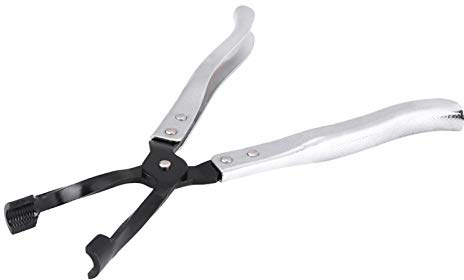Qiilu Valve Stem Seal Pliers Car Auto 27cm Long Universal Valve Stem Seal Removal Tool Remover Plier Multifunctional Valve Oil Seal Spring Clamp Disassembly