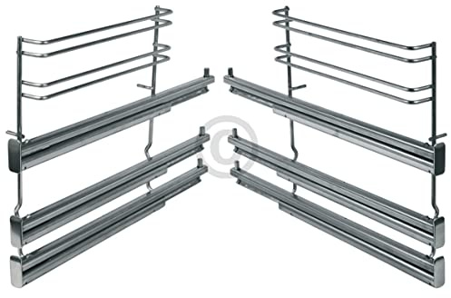 Teleskopauszug kompatibel mit BOSCH 00708430 HEZ338357 Vollauszug 3fach rechts und links für Backofen