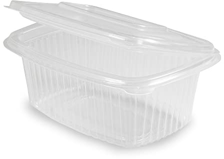 ACESA - Pack Envases para Alimentos | Envases de Plástico Reutilizables | Recipientes de Plástico Herméticos con Tapa | Recipientes para Microondas y Lavavajillas | Envases para Comida (50, 250ml)