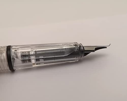 Clear Demonstrator Fude Füllfederhalter für Kalligraphie, Signaturen, Kunst, Manga, transparenter Füllfederhalter (Fude)