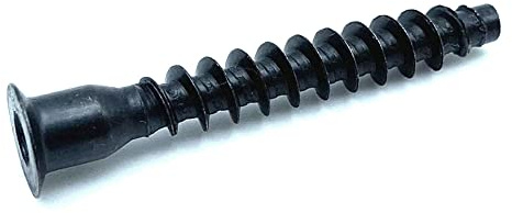 DOJA Barcelona | Tornillo Union Muebles | 5 x 50 | Acero Galvanizado | PACK 50 | Negro | Tornillo Muebles Amplio Uso: Construcción Mueble, Carpintería, Diseño Interiores, Bricolaje, Decoración
