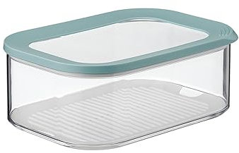 Mepal - Käsedose für den Kühlschrank Modula - Aufbewahrungsbox mit Deckel - Käsestücke und -scheiben - Luftdichter Käsebehälter - Aufbewahrung & Kühlschrankorganizer - 2000 ml - Nordic Green