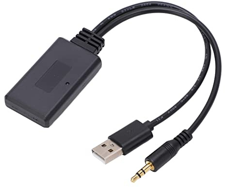 Yosoo Health Gear Bluetooth Audio Receiver Adapter, 3.5mm Car AUX Audio Cable Wireless Bluetooth Receiver Music Player AUX USB Adapter Universal for Auto Radio Stereo