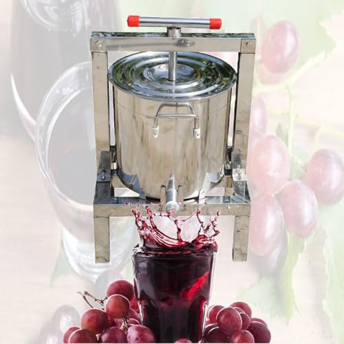 pressoir a fruit pressoir a fruit inox Presse Fruits,Extracteur de Jus Multifonction pour Vinification Maison,Extraction Huile Olive Pressoir à Vin Manuel(Color:A)
