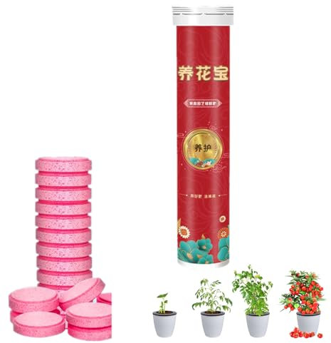 Donubiiu Universal Slow-Release Organic Fertilizer, 22/44/66Pack Home Gardening Universal Slow-Release Tablet Organic Fertilizer, Concentrated All-Purpose Fertilizer Organic Plant Food (1Pc Red)