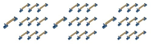 Fegtrty 8 Klemmen Sammel Schienen Klemmen Block 30 Pack Messing Draht Schraube Klemme für Auto Boot Marine Boden Strom Verteilung