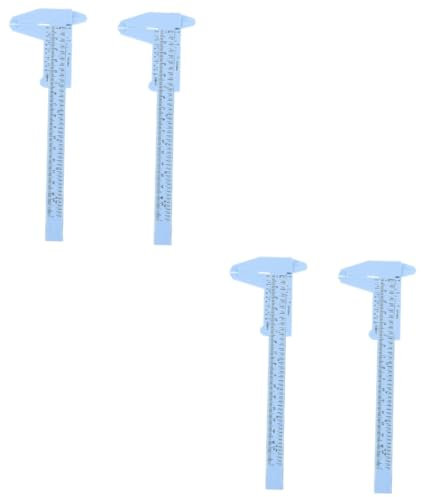 Healvian 4stücke Augenbrauen-maßschablone Kreatives Make-up-werkzeug Für Präzises Augenbrauen-messen Leichtblaues Design Für Symmetrische Brauenformgebung Für Damen Und Profis