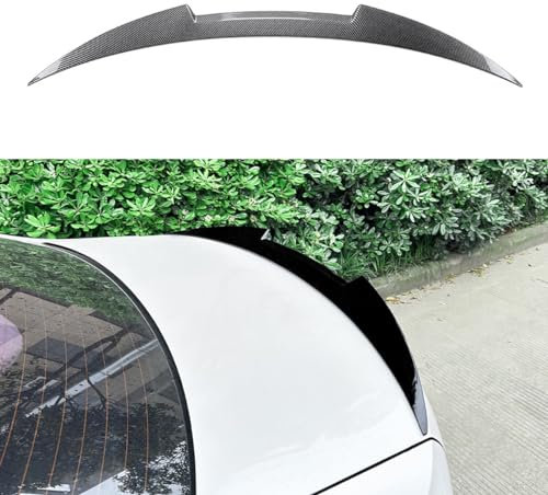 LHZPGC Auto-Kofferraum-Spoiler-Splitter für BMW 3 Series G20 320i 325i 2019+, Heckspoiler-Lippe, ABS-Heckflügel,B-Carbon Fiber