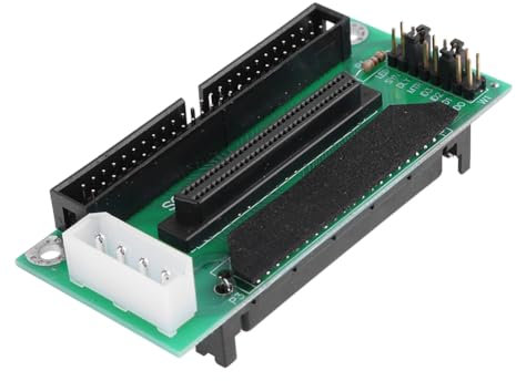 Xuodawer Scheda Scheda Convertitore Adattatore Disco Rigido Ide da 80 Pin A 68 Pin A 50 Pin Scsi Sca