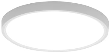 24W Plafon LED con Sensor de Movimiento Interior y Mando a Distancia, 30cm Lampara Techo con Detector Automatica, Luz Sensor Crepuscular con Tres Temperaturas, para Escaleras, Garaje y Trastero
