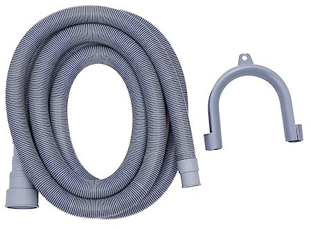 BUGUUYO 3m Prolunga Per Tubo Scarico Per Lavatrice in Pp Adattatore Flessibile u Facile Installazione Tagliabile Adatto Diametri Per Accessori Essenziali