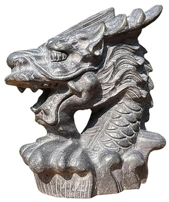 ZYZSY Garten-Drachen-Statue, Drachenbrunnen Statue Wasserspiel Skulptur, gartensprinkler wasserspeier Sprinkleranlage für Teichbrunnen Brunnensprüher(18 * 11 * 25cm/7 * 4.3 * 10in)