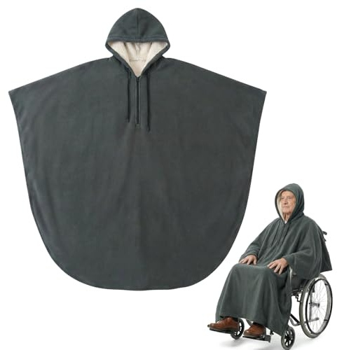 YEZMEK Manta para silla de ruedas de cuerpo completo para adultos, manta ligera de invierno para sillas de ruedas