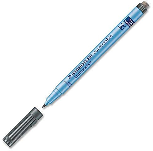 Staedtler 305 M-9 Folienstift Lumocolor correctable, schwarz, 1,0, M
