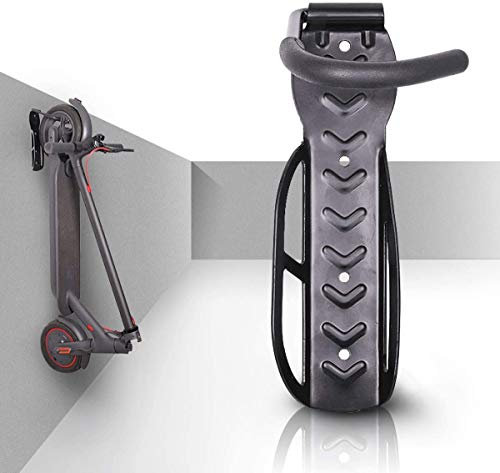 auvstar Portabici da Muro,Carico Massimo 40 Kg,Accessori Monopattino Elettrico,Angolo e Distanza Dalla Parete Regolabili,Supporto Bici da Muro,Bicyclette,Universel Scooter électrique(Noir) (1)