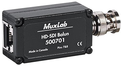 HD-SDI BALUN - 2PK | AERIAL/SATELLITE AMPLIFIERS/DISTRIBUTION AERIAL SATELLITE EQUIPMENT, 2 X QTY - 500701-2PK
