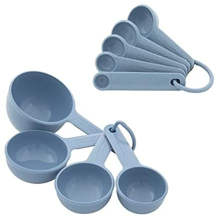 KitchenAid Messbecher-Set, 9-teilig, blauer Samt