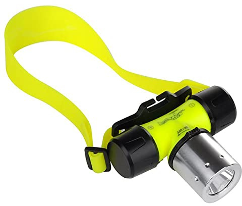Linterna de cabeza de buceo LED, superbrillante 1800 lúmenes XML T6 Linterna de cabeza LED para natación Linterna de buceo submarina subacuática impermeable para buceadores