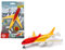 Dickie Toys - Decken-Flugzeug (18 cm) „Sky Flyer batteriebetriebener Deckenflieger mit Aufhängung für die Decke Spielzeug Kinder ab 3 Jahren, Mehrfarbig