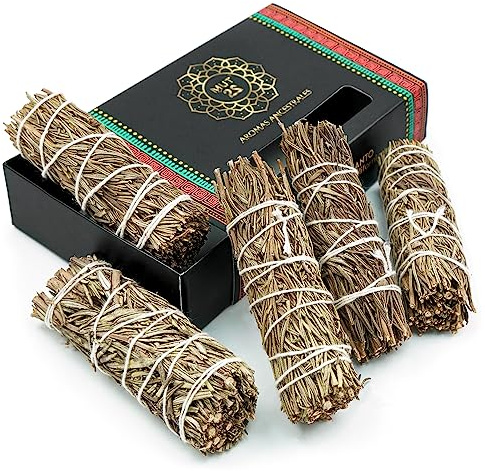 MUT22 5 Romarin 10 cm pour Brûler Naturel et Écologique, Sahumério Encens Naturel et Nettoyage Énergies Négatives