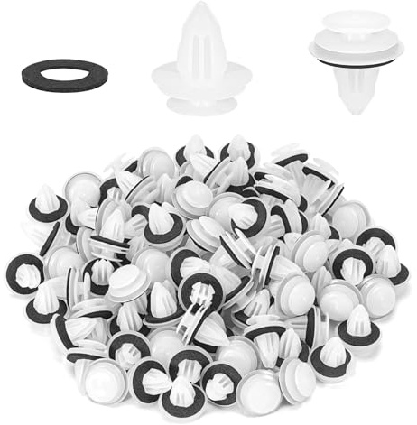 MumdoYAL Ensemble de 50 clips de garniture de voiture avec design à coussin en mousse - Pinces pour voiture