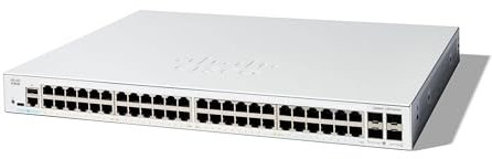 Cisco Catalyst 1300-48T-4G Managed Switch, 48 porte GE, 4 porte SFP 1GE, protezione limitata a vita (C1300-48T-4G)