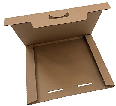 Jeco - Lot de 200 boites postales carton extra plates 320 x 320 x 10mm pour disque vinyle 33 tours étuis emballage expédition