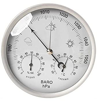 ZzzaNa Barometro, Termometro, Igrometro, Barometri for la casa, Manometro barometrico, Barometro barografo, Stazione meteorologica da Giardino Barometro