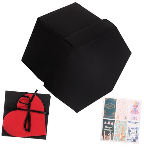 RORPOIR 1stück Praktische Hexagon Fotoalbum Box Handgemachte Erinnerungsbox Für Geburtstage Hochzeiten Und Besondere Anlässe Kreativ Gestaltete Aufbewahrung Für Ihre Lieblingsfotos