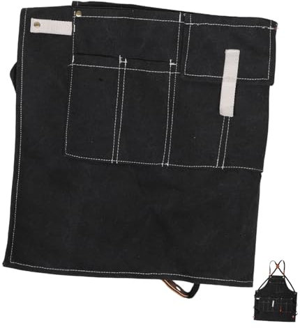 LIFKOME Küchenschürze Mit Taschen Und Ölbeständig Für Kochen Schürzen Bequeme Taille Vielseitig Einsetzbar in Küche Und Garten