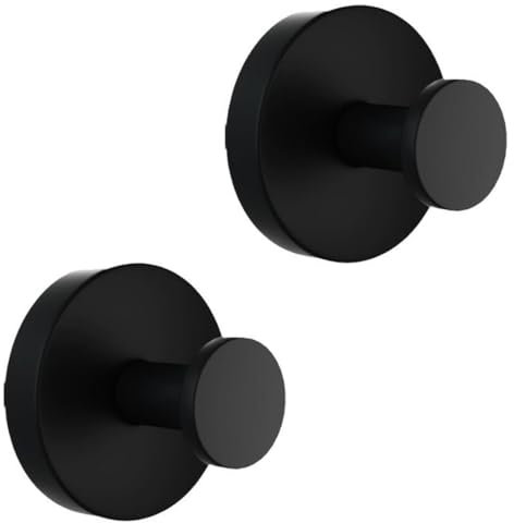 CJQRL 2 Piezas Gancho Adhesivo, Gagancho Autoadhesivo, Ganchos Adhesivos Para Pared, Ganchos Adhesivos De Acero Inoxidable, Ganchos Adhesivos Acero Inoxidable, Colgadores De Pared Adhesivos