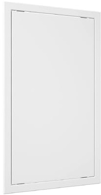 Trampilla de inspección 30 x 50 cm Blanca Puerta de Revisión Revisión para construcción en seco Puerta de mantenimiento Puerta de servicio para inspección y cobertura Plástico ABS Trampilla de