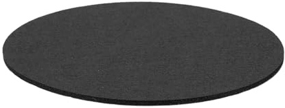 sourcing map Round Felt Furniture Pads, 6 Dia x 0.12 Thick Adhesive Backed Felt Non-slip Anti-scratch Felt Pads Chair Leg Protectors for Protecting Hardwood Floor, Black