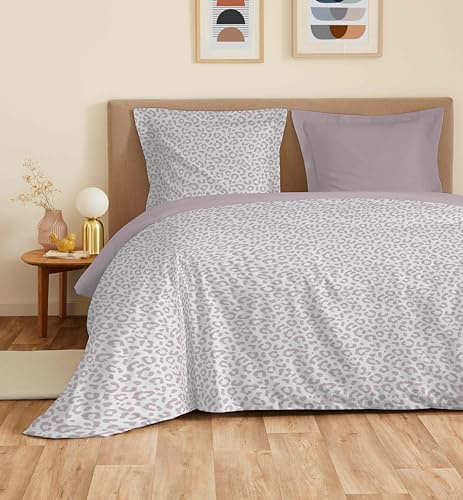 Parure de draps 4 pièces Vanessa pour lit 140 x 190 cm (Diana Blush)