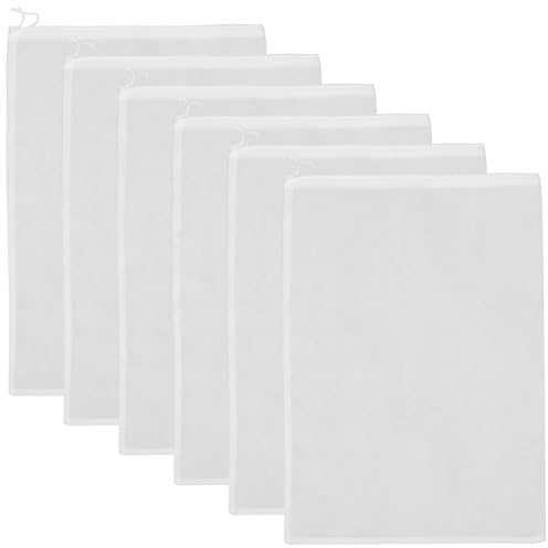 VALICLUD Sacchetti Antipolvere Set 6 per Stivali Bianco Non Tessuto Design Coulisse Pieghevole per Conservazione e Viaggio di Stivali in Pelle da Equitazione