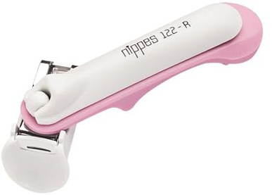Nippes Solingen säkerhetsnagelknippa för bebisar, plast, 8 cm, rosa, 122R