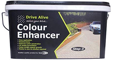 Drive Alive Charcoal Concrete Block Paving Colour Enhancer & Sealer 1 x 4 Ltrs