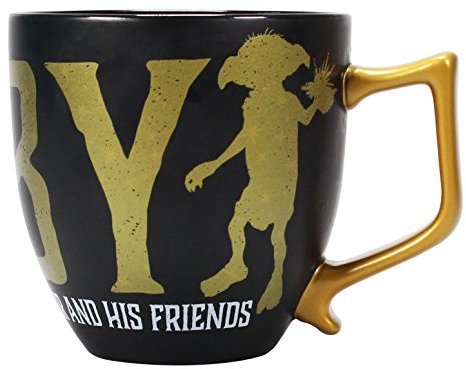Harry Potter Breakfast Mug, Ceramic, Black, Unique