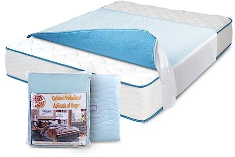 PimPam Factory Empapadores Cama Adultos Lavables 160 x 85cm de 5 Capas - Empapador Reutilizable Impermeable - Protector Cama Súper Absorbente - Empapadores Bebe