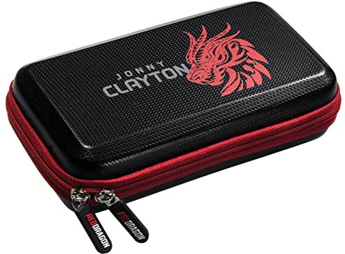 RED DRAGON Jonny Clayton Dragon Super Tour Darttasche, Schwarz, X0626