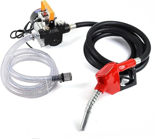 230V 550W Heizölpumpe Dieselpumpe Elektrische Fasspumpe Automatikpistole Selbstansaugende Ölpumpe 60L/min
