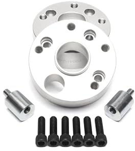 Adapterscheiben Lochkreisadapter aus Hochfestigkeitsaluminium gefertigt inklusive Schrauben zur Befestigung der Adapterscheiben X-Parts 4x100 auf 5x112 NLB 57,1mm (40mm)