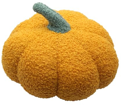 Cojín De Calabaza, Cojín Decorativo de Calabaza, Cojín en Forma de Calabaza para Fiesta de la Cosecha, Decoración de Sofá Cama de Salón, Decoración de Otoñn en Forma de Calabaza, 30cm