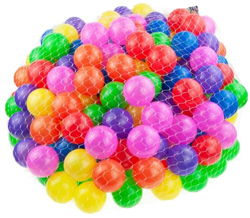 Martom Bunte Bälle für Bällebad 7/6cm Babybälle Plastikbälle Baby Spielbälle 100-2000 Stuck (6cm, 1000, Stück)