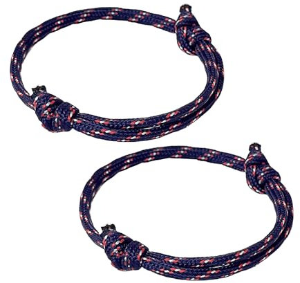 NYGGTYK 2 Stück Geflochtene Surfer-Armbänder, Herren-Surfer-Armbänder, Schwimm-Armbänder Für Erwachsene, Surfer-Armbänder Für Damen, Geflochtene Armbänder, Surf-Armbänder