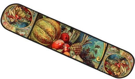Doppio guanto da forno presina, tema del Ringraziamento vintage, resistente al calore, guanti da forno per cucina domestica